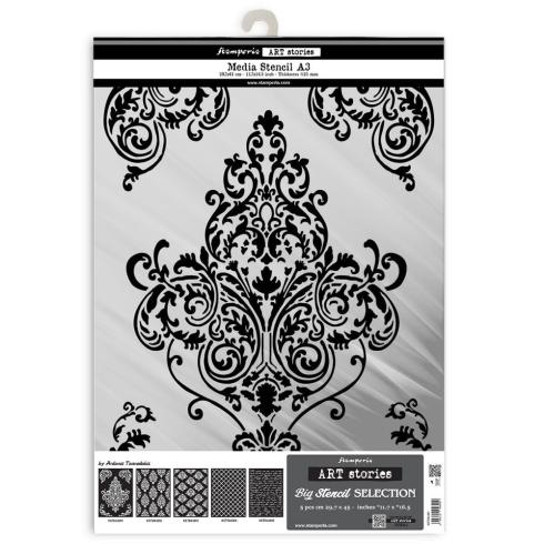 Stamperia - Schablone A3 "Selection" Stencil