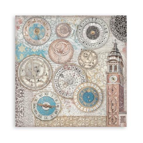 Stamperia - Designpapier "Venice City of Art" Maxi Paper Pack 12x12 Inch - 10 Bogen