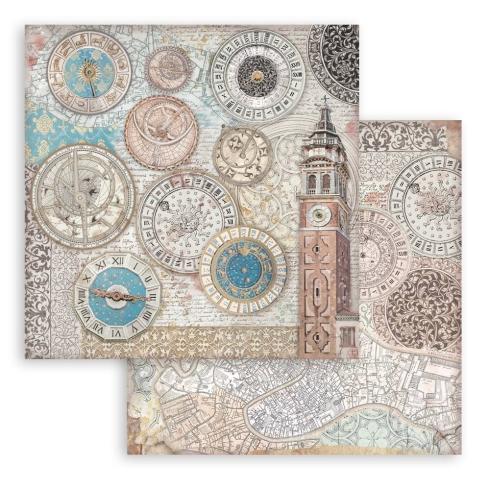 Stamperia - Designpapier "Bell Tower" Paper Sheets 12x12 Inch - 10 Bogen