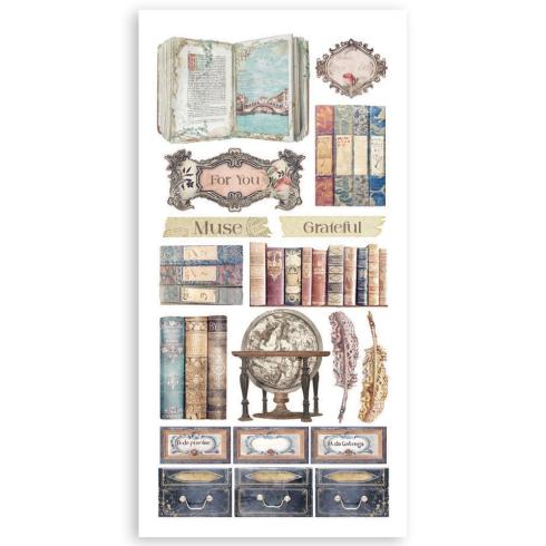 Stamperia - Stanzteile "Venice City of Art" Paper Cut-outs 6x12 Inch - 4 Bogen
