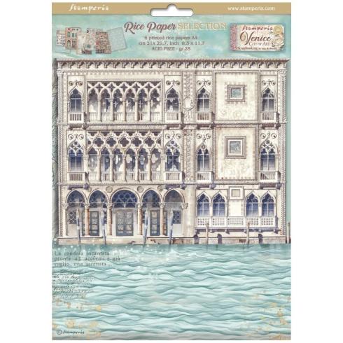 Stamperia - Decopatch Papier "Selection" Decoupage A4 - 6 Bogen  