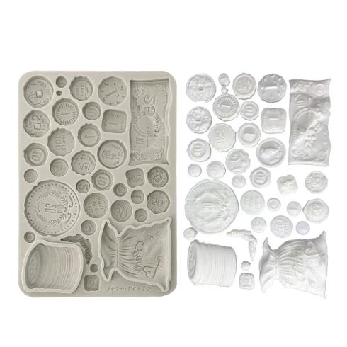 Stamperia - Gießform A5 "Old Coins" Soft Mould 