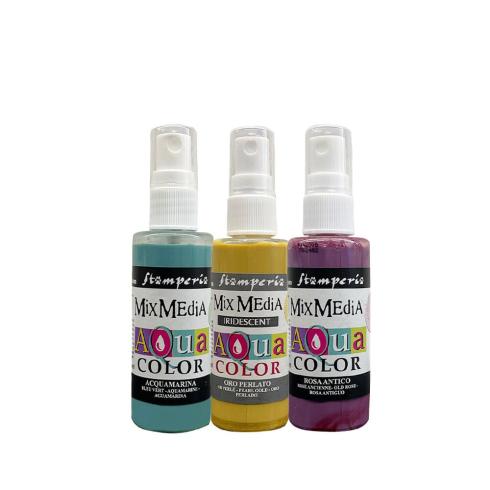 Stamperia - Aquarellfarbe "Venice City of Art" Aquacolor Paint Kit 3x30ml