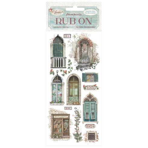 Stamperia - Transfer Aufkleber "Doors and Windows" Rub-On