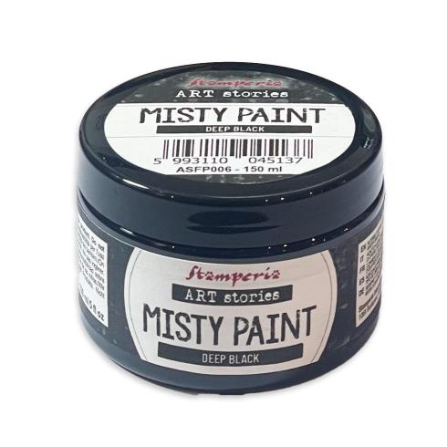 Stamperia - Misty Paint "Deep Black" 150ml