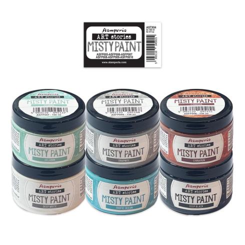Stamperia - Misty Paint "Selection" 6x150ml