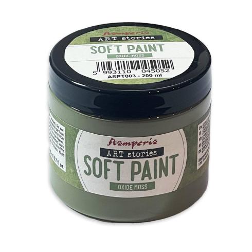Stamperia - Kreidefarbe "Oxide Moss" Soft Paint 200ml