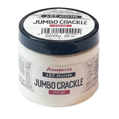 Stamperia - Jumbo Crackle Paste Step 1 "Transparent" 200ml