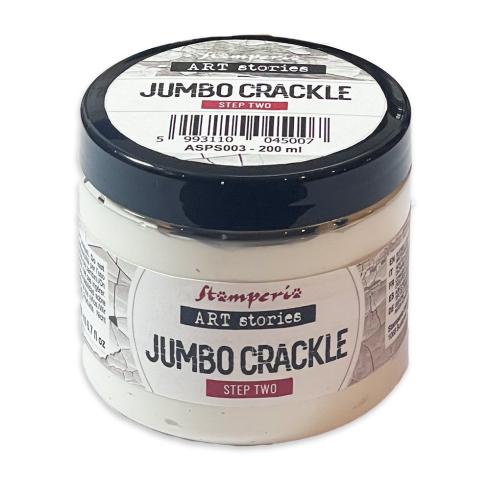 Stamperia - Jumbo Crackle Paste Step 2 "Weiss" 200ml