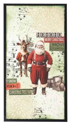 Studio Light - Schablone "Snow Background" Stencil Grunge Collection