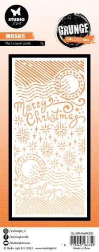 Studio Light - Schablone "Christmas Post" Stencil Grunge Collection