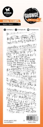Studio Light - Stempel "Music Sheet" Clear Stamps Grunge Collection