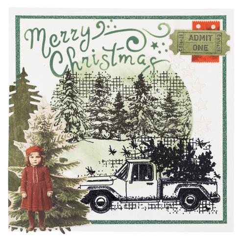 Studio Light - Stempel "Winter Forest" Clear Stamps Grunge Collection