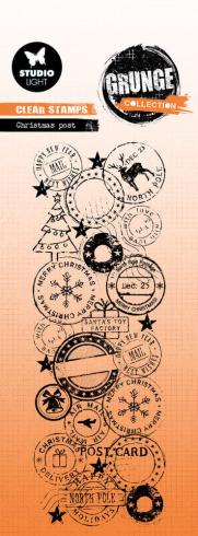 Studio Light - Stempel "Christmas Post" Clear Stamps Grunge Collection