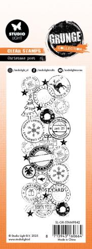 Studio Light - Stempel "Christmas Post" Clear Stamps Grunge Collection