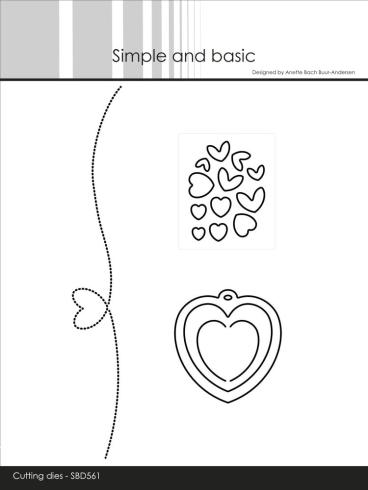 Simple and Basic - Stanzschablone "Happy Hearts" Dies