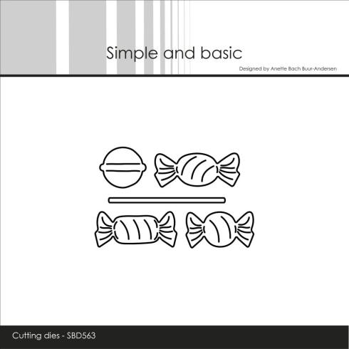 Simple and Basic - Stanzschablone "Lollipop and Sweets" Dies