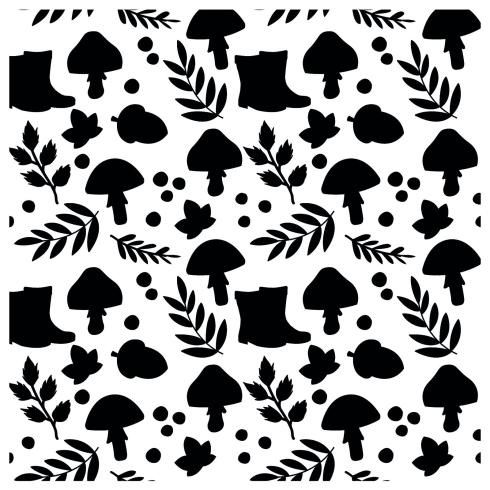Vaessen Creative - Schablone 15x15cm "Herbstfiguren" Stencil