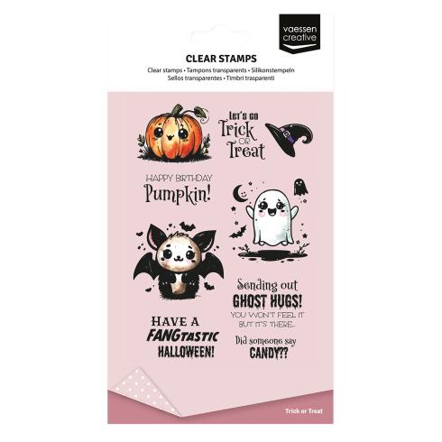 Vaessen Creative - Stempelset "Süßs oder Saures" Clear Stamps