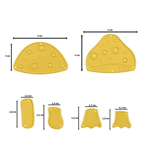 Vaessen Creative - Stanzschablone "Build a Mushroom" Dies