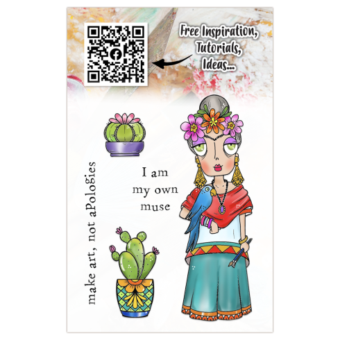 AALL and Create - Stempel A7 "Frida Dee" Clear Stamps