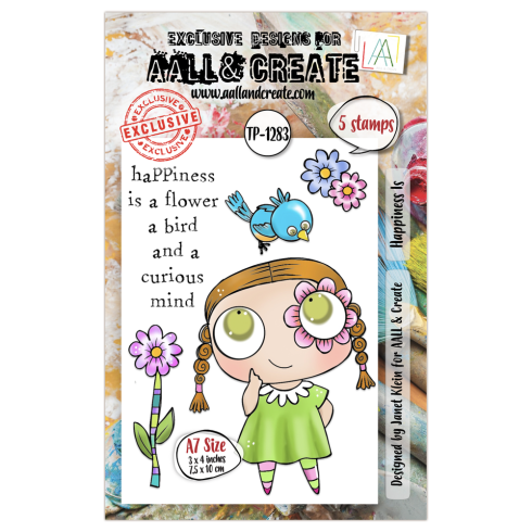 AALL and Create - Stempelset A7 "Happiness Is" Clear Stamps
