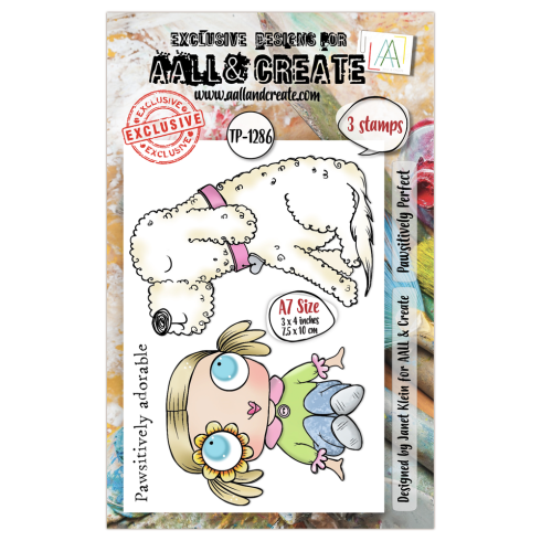 AALL and Create - Stempelset A7 "Pawsitively Perfect" Clear Stamps