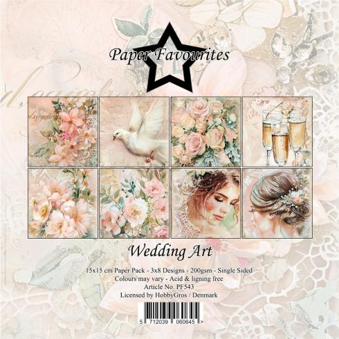 Paper Favourites - Designpapier "Wedding Art" Paper Pack 6x6 Inch - 24 Bogen