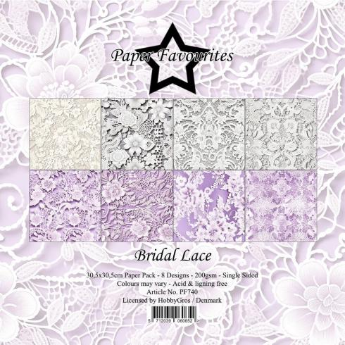 Paper Favourites - Designpapier "Bridal Lace" Paper Pack 12x12 Inch 8 Bogen