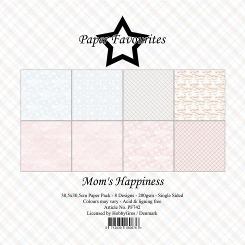 Paper Favourites - Designpapier "Mom's Happiness" Paper Pack 12x12 Inch 8 Bogen