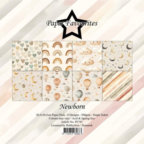 Paper Favourites - Designpapier "Newborn" Paper Pack 12x12 Inch 8 Bogen