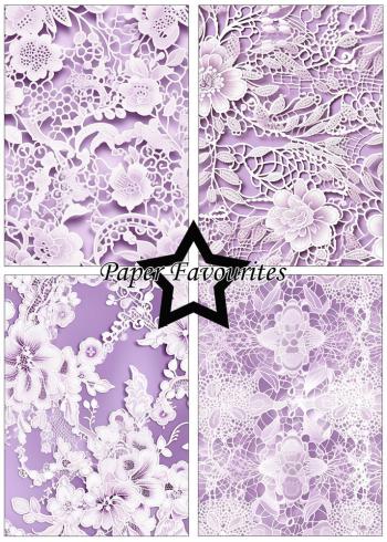 Paper Favourites - Designpapier "Bridal Lace" Paper Pack A5 - 24 Bogen