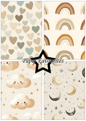 Paper Favourites - Designpapier "Newborn" Paper Pack A5 - 24 Bogen
