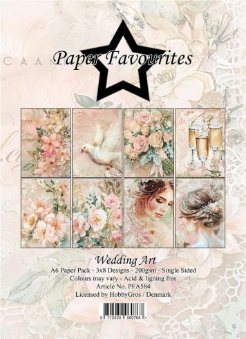 Paper Favourites - Designpapier "Wedding Art" Paper Pack A6 - 24 Bogen