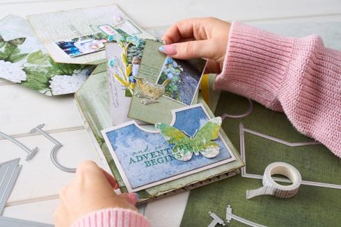 Sizzix - Stanzschablone "Snap and Swap Pockets" Thinlits Craft Dies by 49 and Market