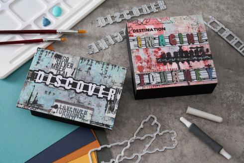Sizzix - Stanzschablone "Word Wafers #1" Thinlits Craft Dies by Seth Apter