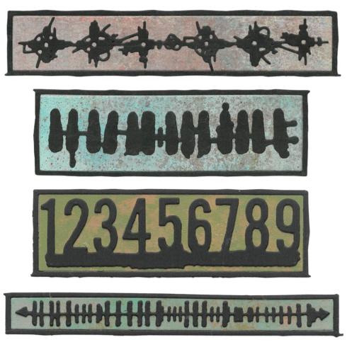 Sizzix - Stanzschablone "Borderlines" Thinlits Craft Dies by Seth Apter