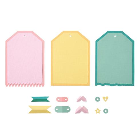 Sizzix - Stanzschablone "Snap and Swap Large Tags" Thinlits Craft Dies by 49 and Market