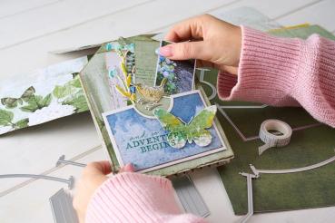 Preview: Sizzix - Stanzschablone "Snap and Swap Large Tags" Thinlits Craft Dies by 49 and Market