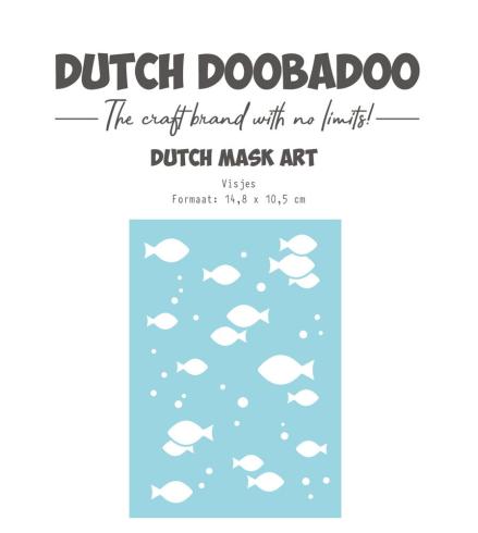 Dutch Doobadoo - Schablone A6 "Fish" Stencil - Dutch Mask Art