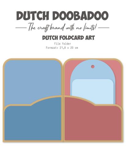 Dutch Doobadoo - Schablone A4 "File Folder" Stencil - Dutch Card Art