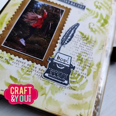 Craft & You Design - Stempelset "Typewriter" Clear Stamps