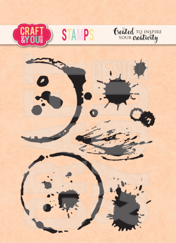 Craft & You Design - Stempelset "Stains" Clear Stamps