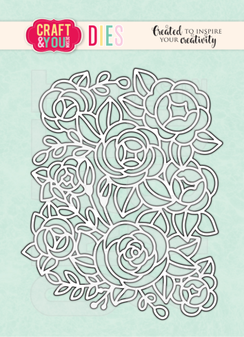 Craft & You Design - Stanzschablone "Flower Background" Dies
