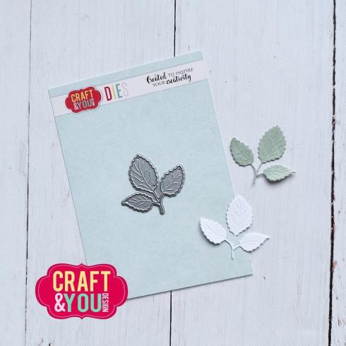 Craft & You Design - Stanzschablone "Rose Leaves" Dies