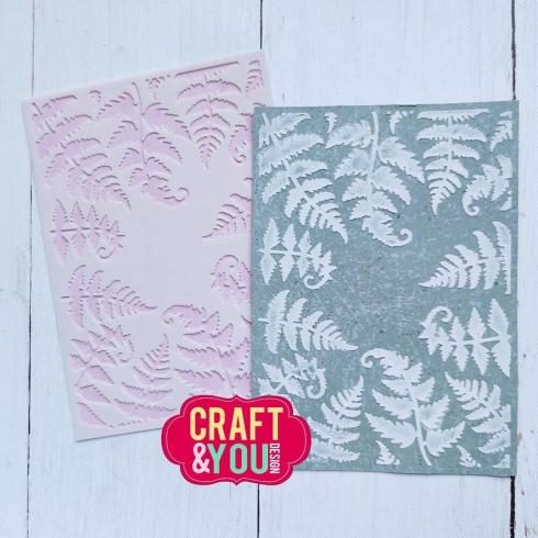 Craft & You Design - Schablone 10,5x14,8cm "Ferns" Stencil