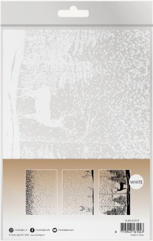 Studio Light - Pergamentpapier "Winter Wonderland" Vellum 8x8 Inch ( 20,3x20,3 cm ) - 6 Bogen