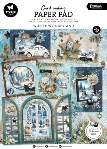 Studio Light  "Winter Wonderland" Cardmaking Pad A4