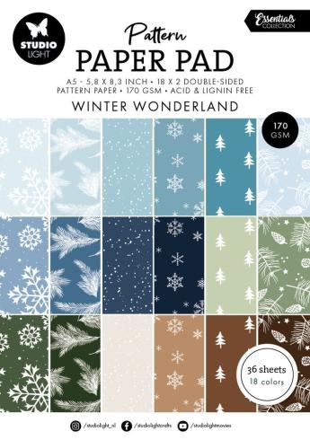 Studio Light - Designpapier A5 "Winter Wonderland" Pattern Paper Pad - 36 Bogen