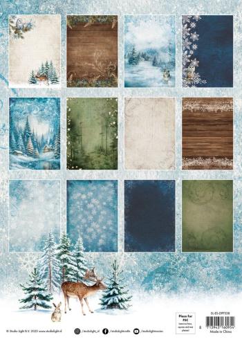 Studio Light - Designpapier "Winter Wonderland" Designer Paper Pad A4 - 36 Bogen